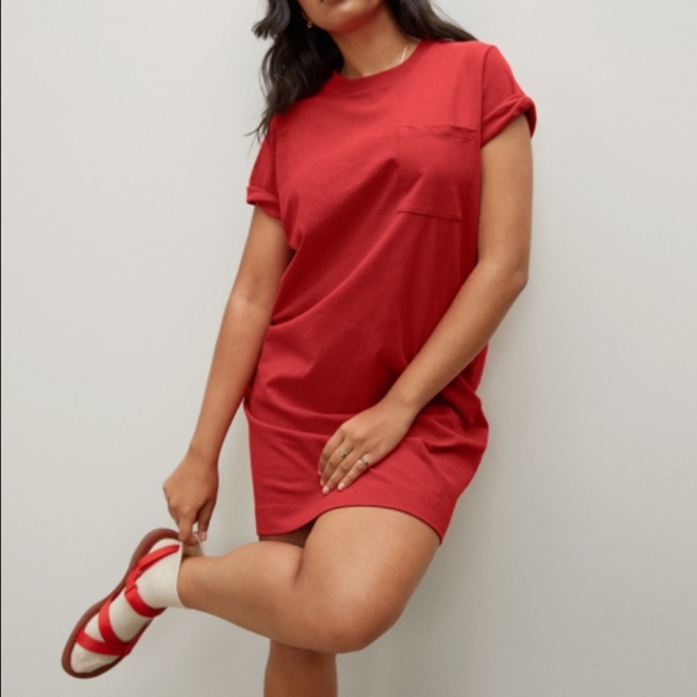 Everlane Red Midi Dress